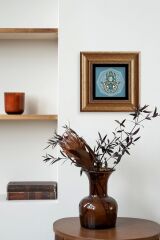 Fatma Ana Eli Çerçeveli Taş Tablo 20 cm