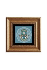 Fatma Ana Eli Çerçeveli Taş Tablo 20 cm