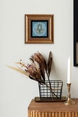 Fatma Ana Eli Çerçeveli Taş Tablo 20 cm