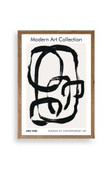 Modern Ahşap Çerçeveli Tablo 50 x 70