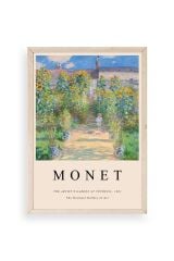Monet Ahşap Çerçeveli Tablo 30 x 42