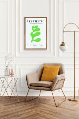 Modern Ahşap Çerçeveli Tablo 50 x 70