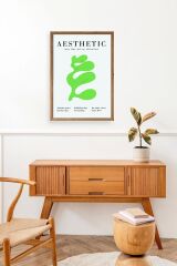 Modern Ahşap Çerçeveli Tablo 17 x 23