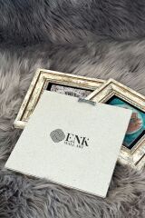 Kasaba 3 lü Set Çerçeveli Taş Tablo 20 cm