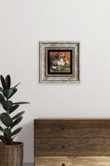 Van Gogh Çerçeveli Taş Tablo 20 cm