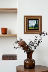 Van Gogh Çerçeveli Taş Tablo 20 cm