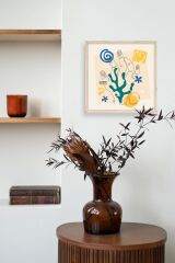 Deniz Ahşap Çerçeveli Tablo 50 x 50