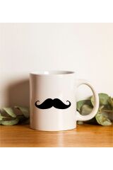 Babalar Günü Bıyık Model Kupa