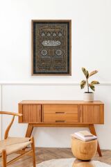 Hat Yazısı Ahşap Çerçeveli Tablo 50 x 70