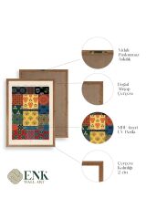 Motif Ahşap Çerçeveli Tablo 23 x 30