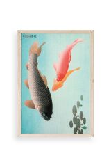 Ohara Koson Ahşap Çerçeveli Tablo 30 x 42