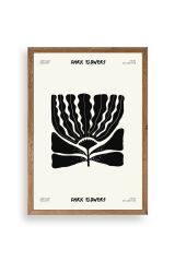 Çiçek Ahşap Çerçeveli Tablo 30 x 42