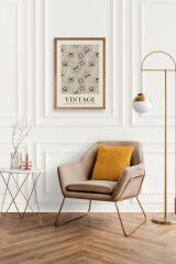 Vintage Ahşap Çerçeveli Tablo 23 x 30