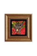 Kaplan Çerçeveli Taş Tablo 20 cm