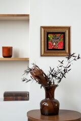 Kaplan Çerçeveli Taş Tablo 20 cm