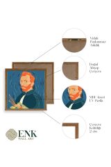 Van Gogh Ahşap Çerçeveli Tablo 23 x 23