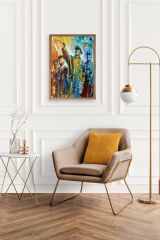 Atatürk Ahşap Çerçeveli Tablo 30 x 42