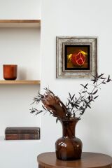 Nar Çerçeveli Taş Tablo 20 cm