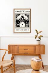 Çiçek Ahşap Çerçeveli Tablo 23 x 30