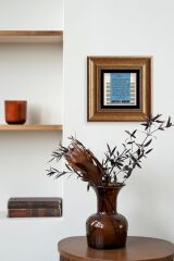 Ayetel Kürsi Çerçeveli Taş Tablo 20 cm