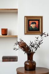 Van Gogh Çerçeveli Taş Tablo 20 cm