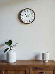 Zentime 36 Cm Kahverengi Dekoratif Duvar Saati