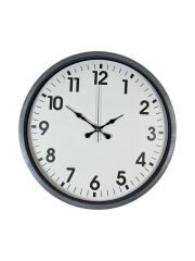 Zentime 36 Cm Gri Dekoratif Duvar Saati