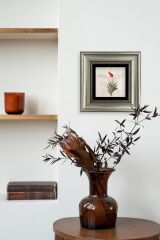 Ebru Lale Çerçeveli Taş Tablo 20 cm