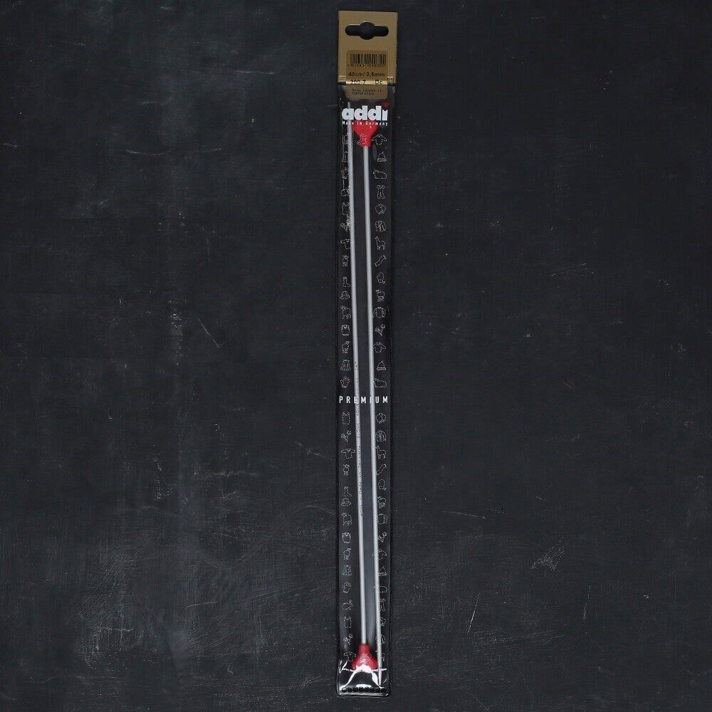 ADDI KALPLİ 3.5MM 40CM KLASİK ALÜMİNYUM ÖRGÜ ŞİŞİ