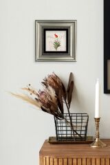 Ebru Lale Çerçeveli Taş Tablo 20 cm