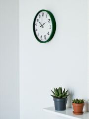 Zentime 36 Cm Yeşil Dekoratif Duvar Saati