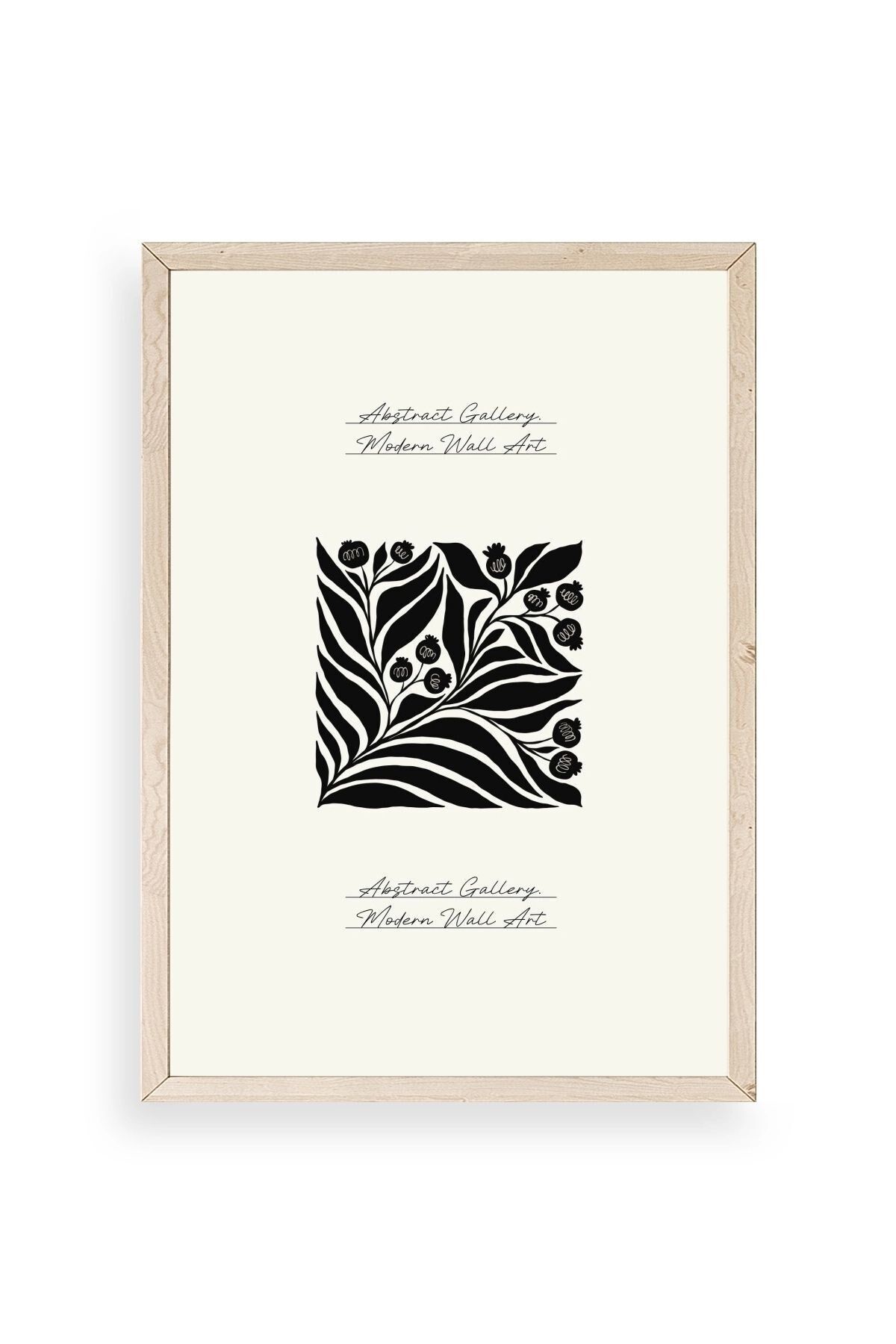 Çiçek Ahşap Çerçeveli Tablo 50 x 70