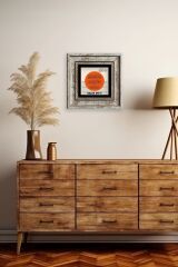 Nazar Ayeti Çerçeveli Taş Tablo 20 cm