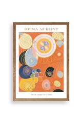 Hilma Af Klint Ahşap Çerçeveli Tablo 30 x 42