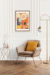 Hilma Af Klint Ahşap Çerçeveli Tablo 17 x 23