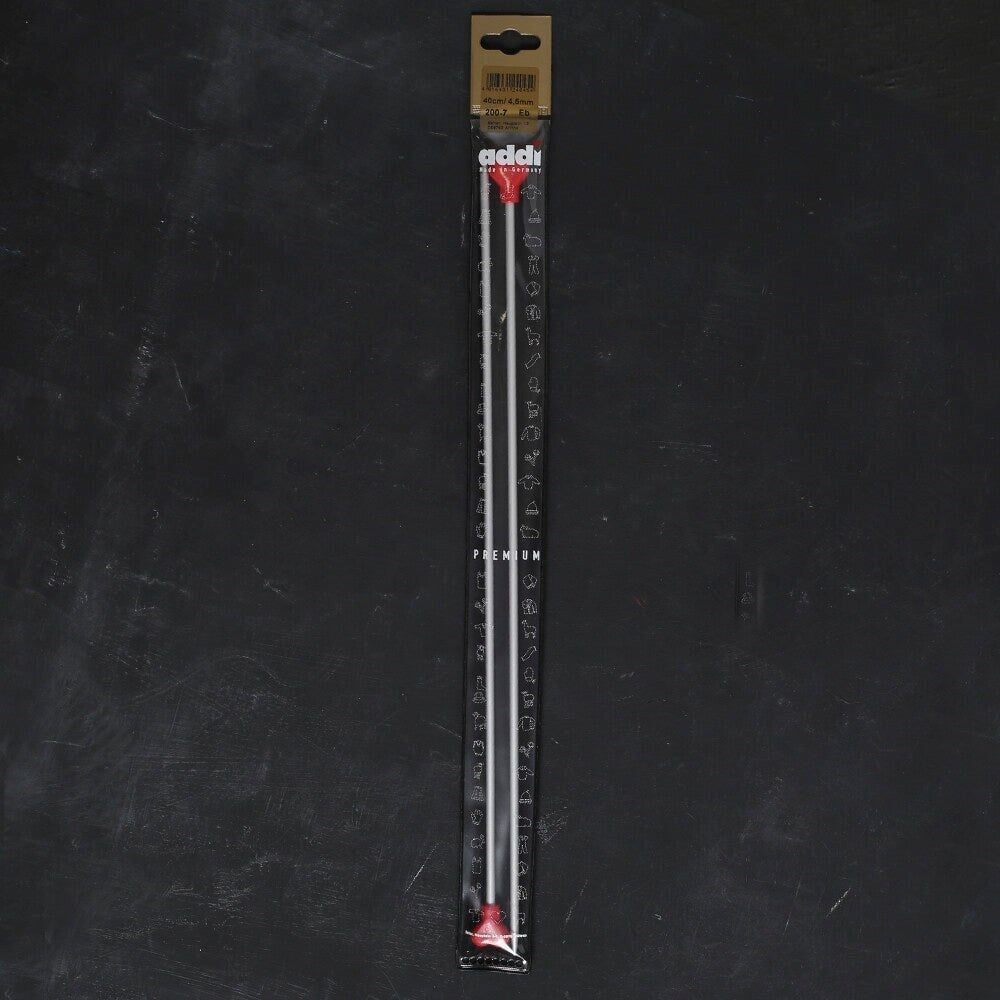 ADDI KALPLİ 4,5MM 40CM KLASİK ALÜMİNYUM ÖRGÜ ŞİŞİ