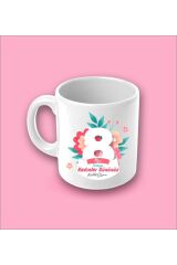 Kadınlar Günü Kupa Bardak - Model4