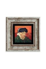 Van Gogh Çerçeveli Taş Tablo 20 cm
