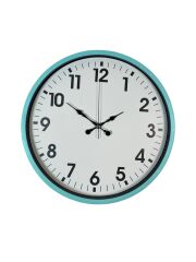Zentime 36 Cm Turkuaz Dekoratif Duvar Saati