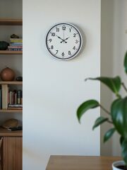 Zentime 36 Cm Beyaz Dekoratif Duvar Saati