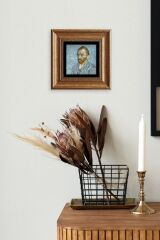 Van Gogh Çerçeveli Taş Tablo 20 cm
