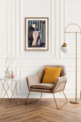 Paris Kostümleri Ahşap Çerçeveli Tablo 50 x 70