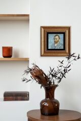 Van Gogh Çerçeveli Taş Tablo 20 cm