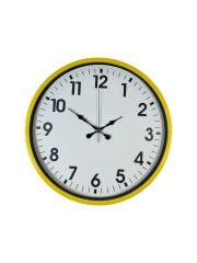 Zentime 36 Cm Sarı Dekoratif Duvar Saati
