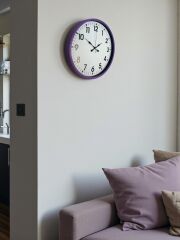 Zentime 36 Cm Mor Dekoratif Duvar Saati