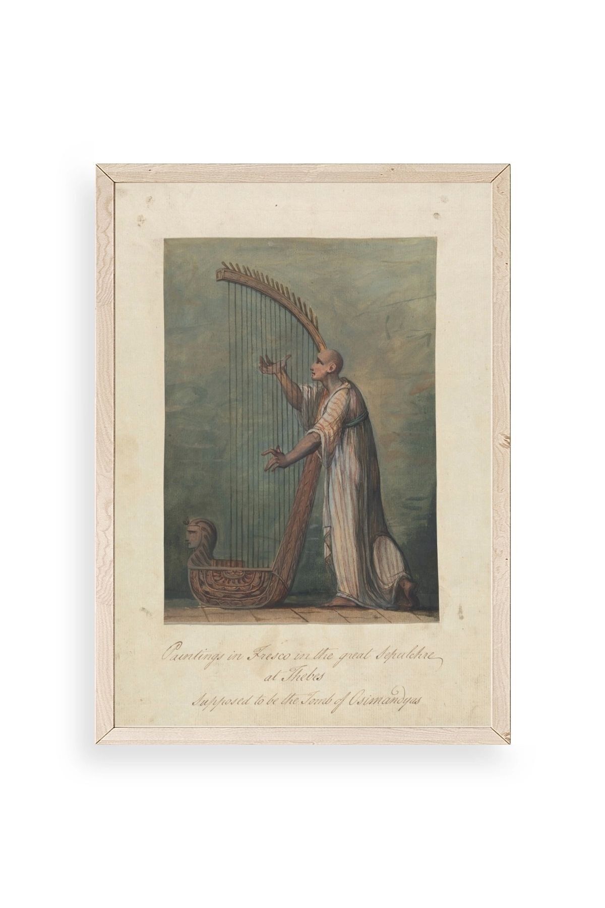 James Bruce Ahşap Çerçeveli Tablo 30 x 42