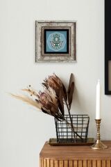 Fatma Ana Eli Çerçeveli Taş Tablo 20 cm