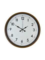 Zentime 36 Cm Kahverengi Dekoratif Duvar Saati