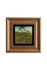 Manzara Çerçeveli Taş Tablo 20 cm