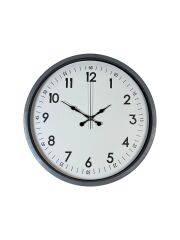 Zentime 36 Cm Gri Dekoratif Duvar Saati